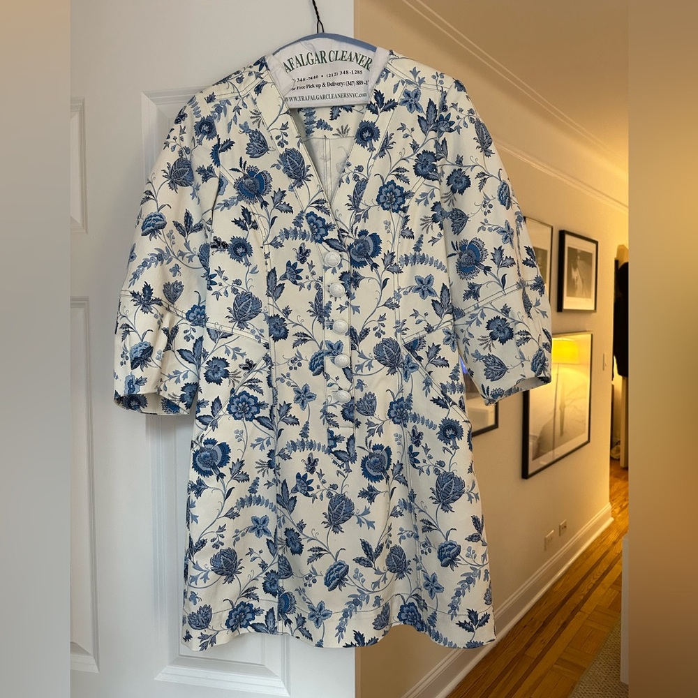 10 Crosby Derek Lam Blue & White Dress - Size 4 - Worn once